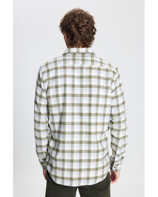 AC&Co / Altınyıldız Classics Holzfällerhemd in Gray für Herren