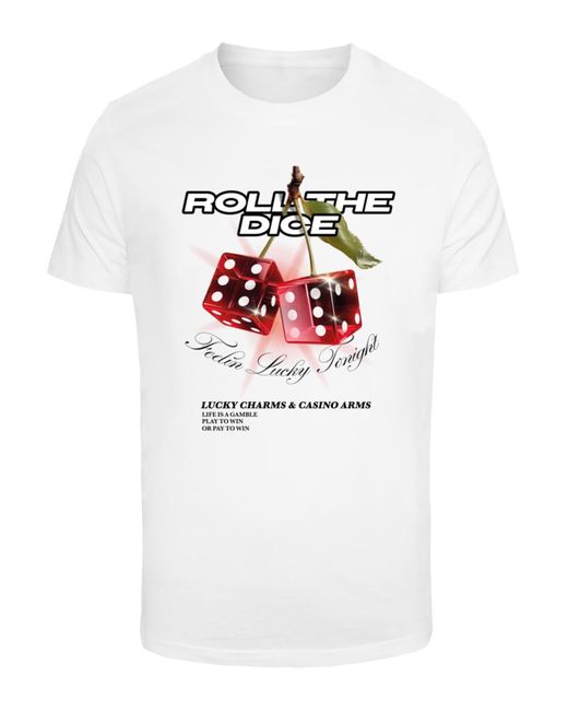 Mister Tee Roll the dice t-shirt in Gray für Herren