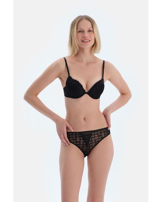 Dagi Black Schwarzer 1116Kc Extra Vollfüll-Spitzen-Bh Für Damen