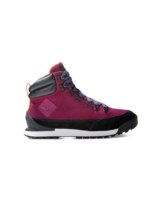 The North Face Weiße Und Orangefarbene Wanderschuhe Mit Hoher Sohle – Erwachsene Für Herren in Purple für Herren
