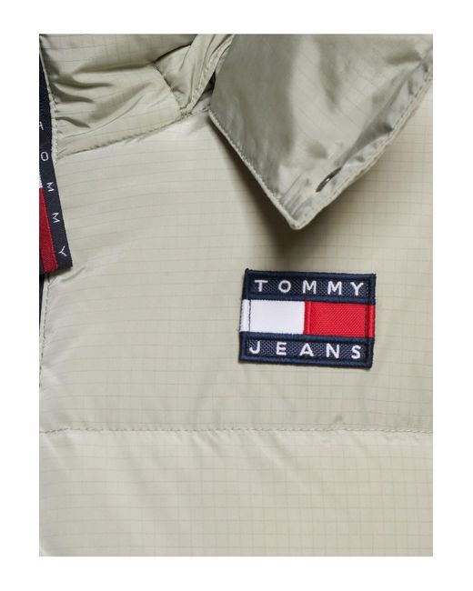 Tommy Hilfiger Gray Tommy jeans alaska puffer daunenjacke - s