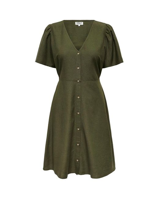 ONLY Green Kleid Onlvita Kurzes Kleid Für Damen
