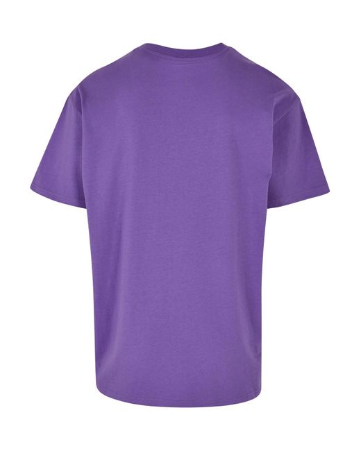 Urban Classics Schweres, übergroßes t-shirt in Purple für Herren