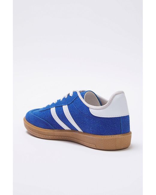 Trendyol Blue Blaue Retro-Schnürschuhe Für Damen