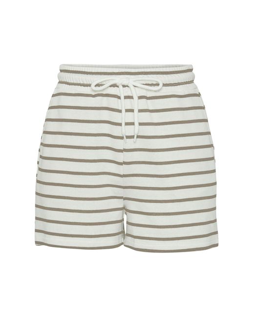 Pieces Gray Pcchilli summer hw shorts stripe noos bc