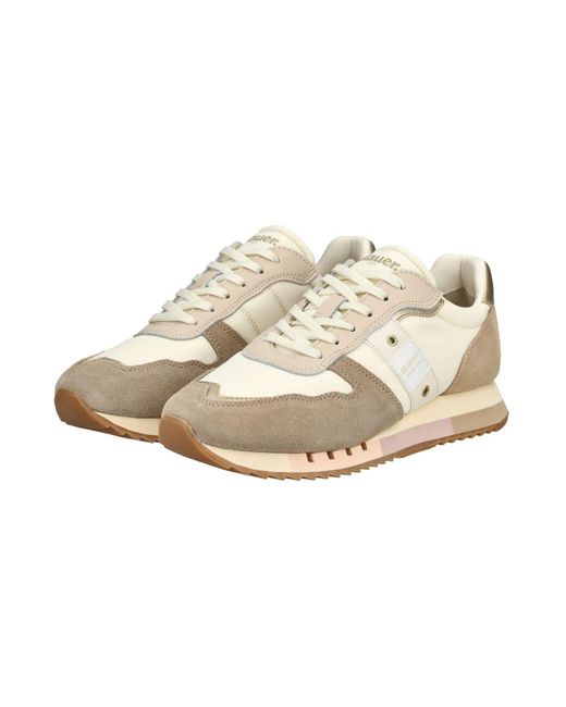 Blauer Natural Sneaker Für Damen