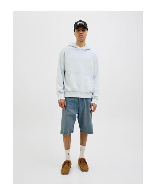 Jack & Jones Kapuzenpullover Rückenprint Kapuzenpullover Für Herren in Gray für Herren