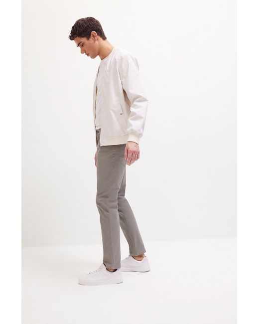 Defacto Slim Fit Gabardine Chino Canvas-Hose B2089Ax25Sp Für Herren in White für Herren