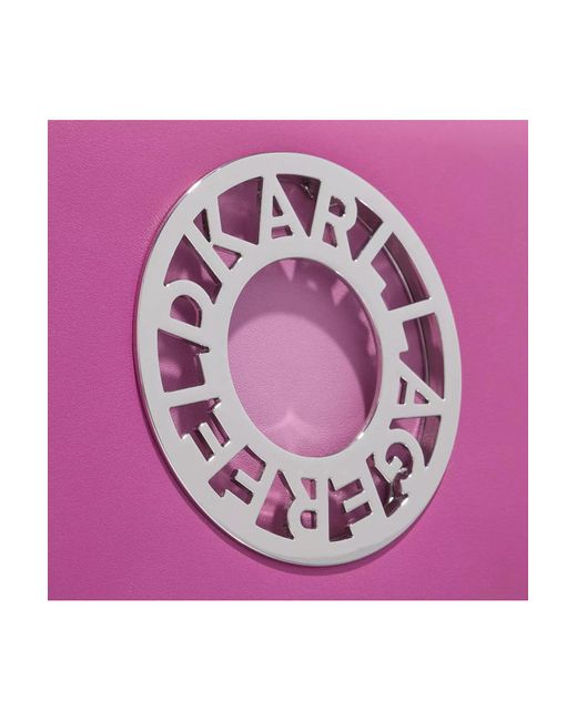 Karl Lagerfeld Purple K/disk umhängetasche bouganville