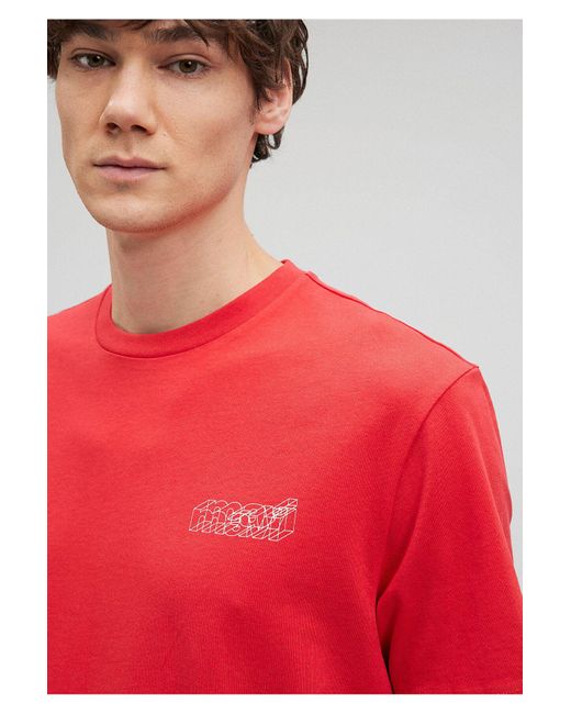 Mavi Es t-shirt mit logo-aufdruck, loose fit / loose relaxed fit-70471 in Red für Herren