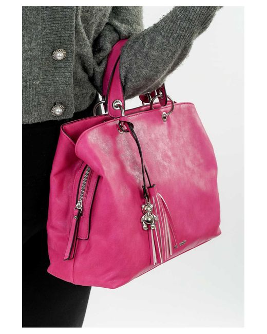 EMILY & NOAH Pink Handtasche unifarben