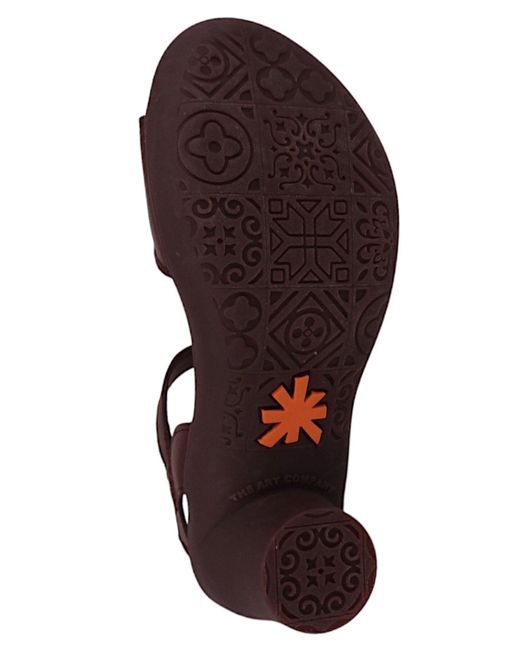 Art Komfort sandalen alfama 1475 brown leder mit softlight fußbett