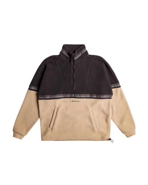 Quiksilver Take Us Back Half Zip Pullover 100 Recycelter Stoff Für Herren in Blue für Herren