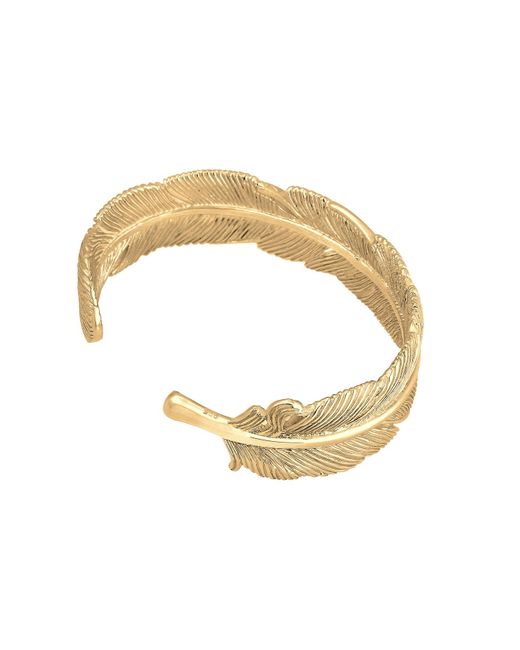 Elli Jewelry Natural Armband armreif bangle feder boho 925 sterling silber