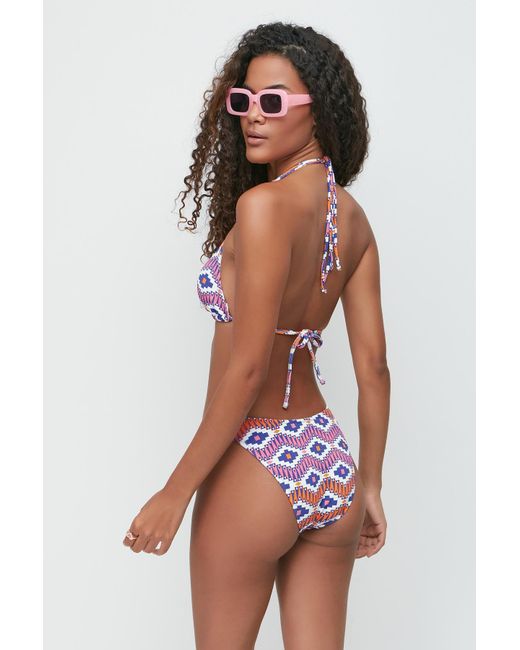 C&City Purple Triangel-bikini-set 3274