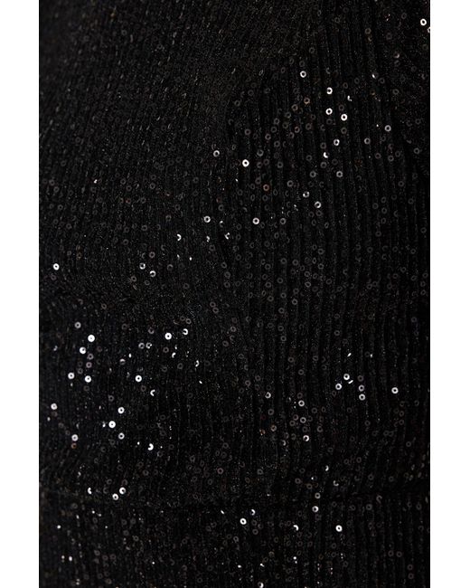 Trendyol Black Es abendkleid mit glänzenden pailletten