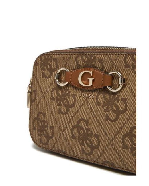 Guess Brown Izzy Kamera-Tasche Für Damen