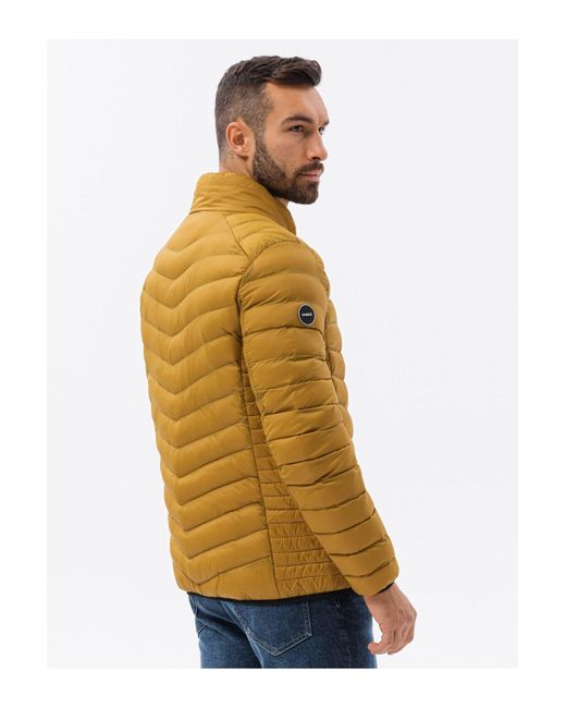 Ombre Steppjacke C528 – Schwarz Für Herren in Yellow für Herren