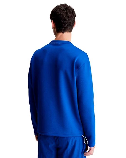 Calvin Klein Blaues Sweatshirt Mit Rundhalsausschnitt – 00Gms4W338Cgn-Pw Pullover Für Herren in Blue für Herren