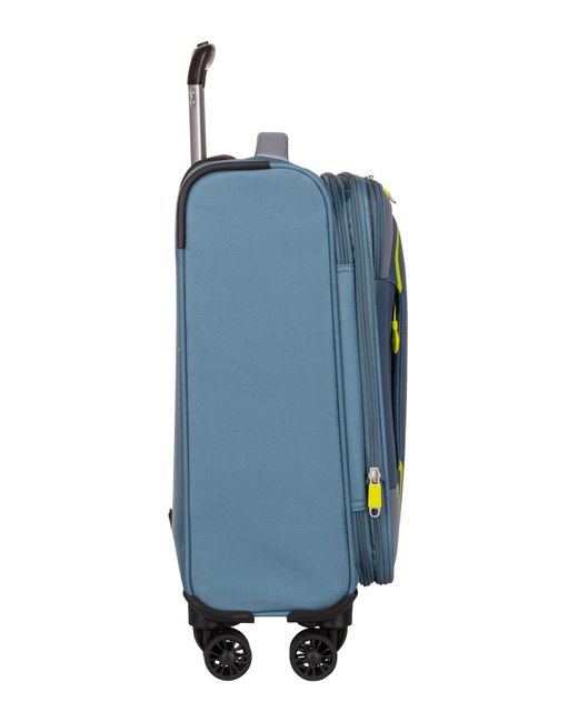 American Tourister Blue Koffer & trolley pulsonic spinner 55 exp - one size