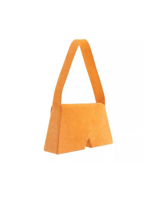 Karl Lagerfeld Orange Essential schultertasche mock