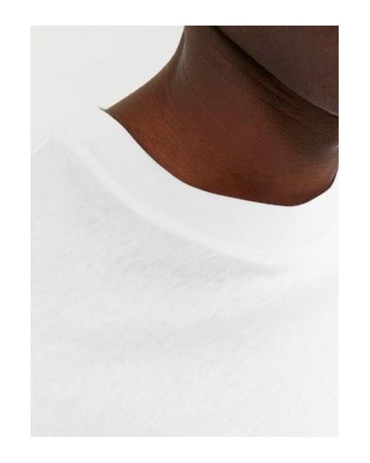 Jack & Jones Jjebradley Tee Ss O-Neck Noos Für Herren in White für Herren