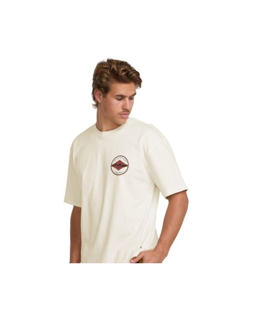 Billabong Rotor Diamond Regular T-Stück Für Herren in White für Herren