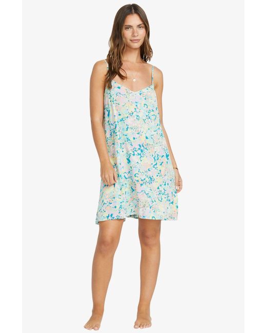Billabong Blue Gewebtes Kleid Für Damen