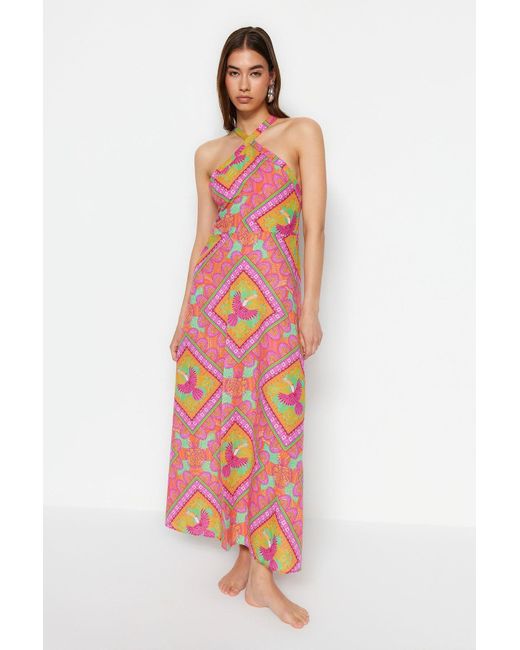 Trendyol Red Kleid shift