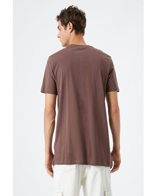 Koton Es t-shirt in Brown für Herren