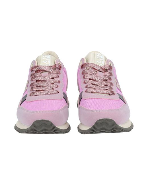 Napapijri Pink Sneaker flacher absatz