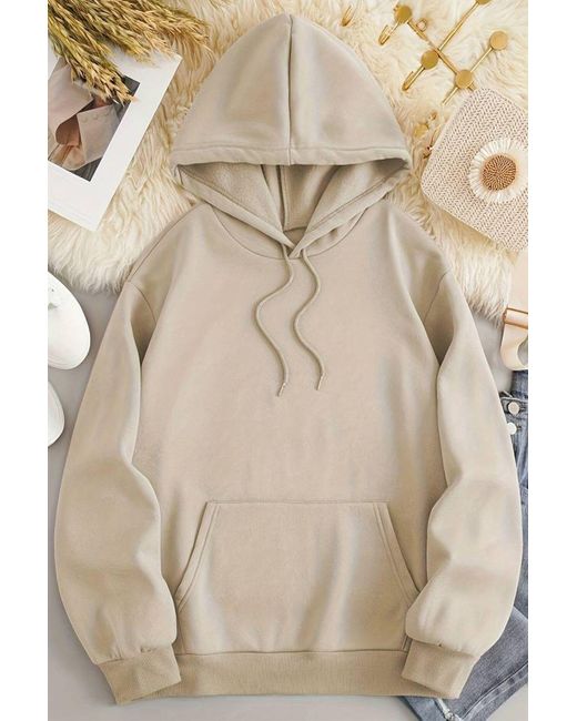 uyguntarz Natural Personel Time Bedrucktes Enjoy Oversize-Sweatshirt