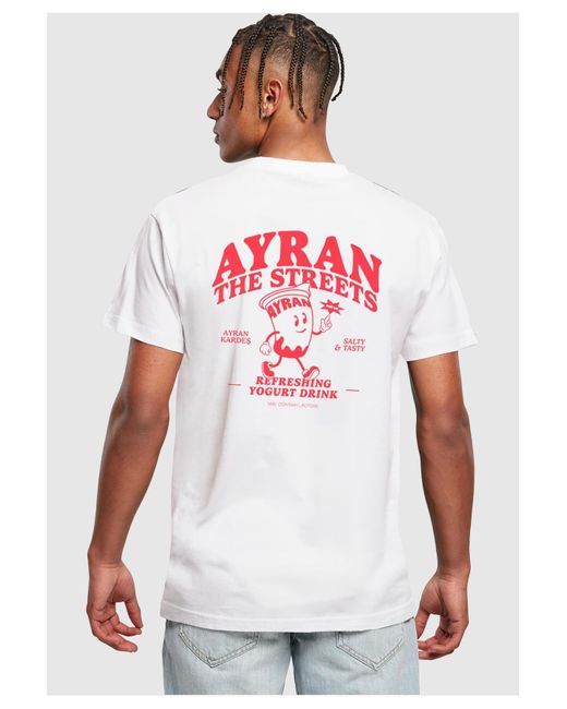 Mister Tee Ayran the streets t-shirt in White für Herren