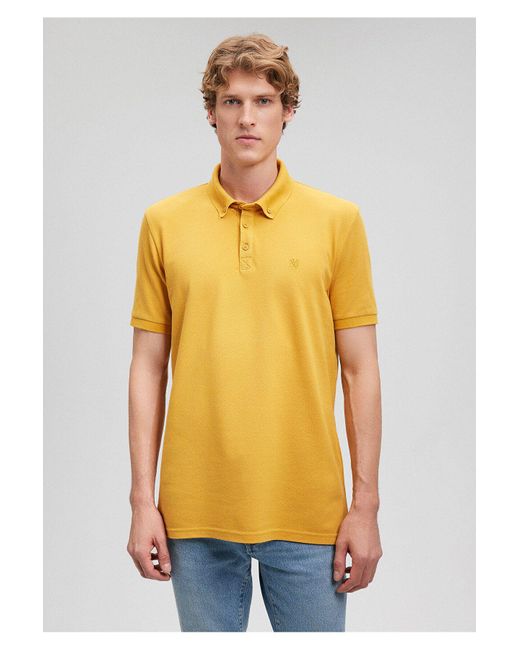 Mavi Es polo-t-shirt slim fit, slim fit063247-30719 in Orange für Herren