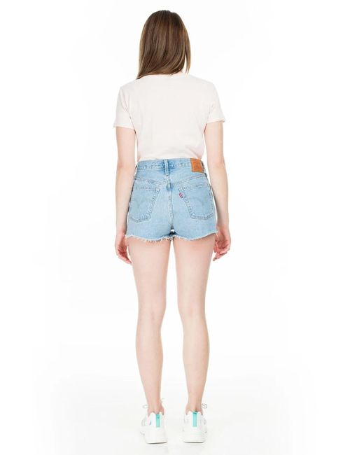 Levi's Blue Levi's Kurze Shorts Mit Hoher Taille 56327 Für Damen