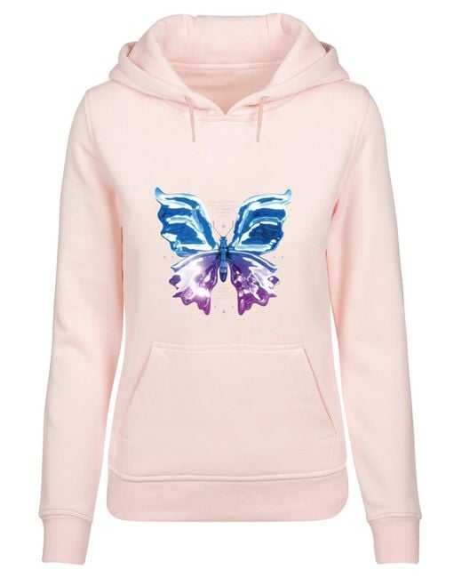 Mister Tee Pink Chromed butterfly hoody