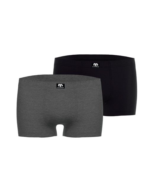 Ceceba Boxershorts, 2Er Pack Konvex, Unterwäsche, Logo, Einfarbig Für Herren in Black für Herren