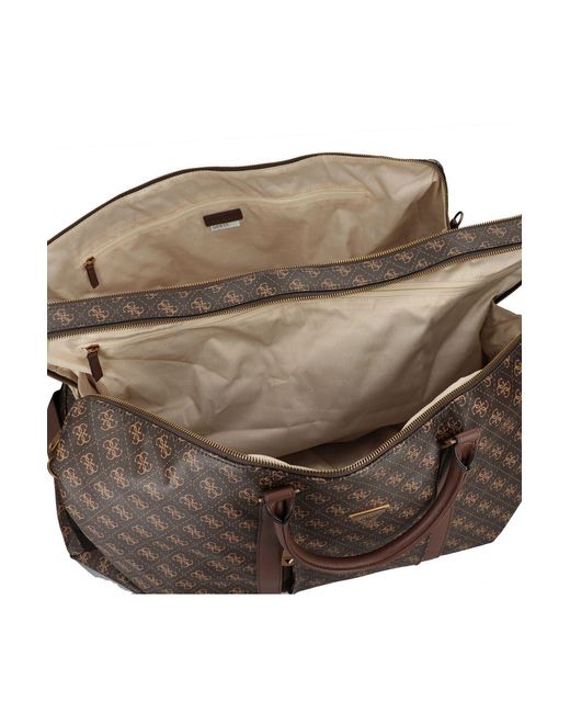 Guess Brown Pisa Weekender Reisetasche 60 Cm Für Damen