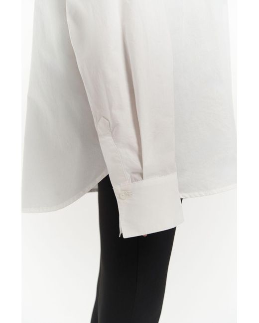 MAİ COLLECTİON Natural Josie Oversize-Hemd