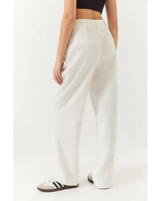 Bianco Lucci White Palazzo Hose 4000