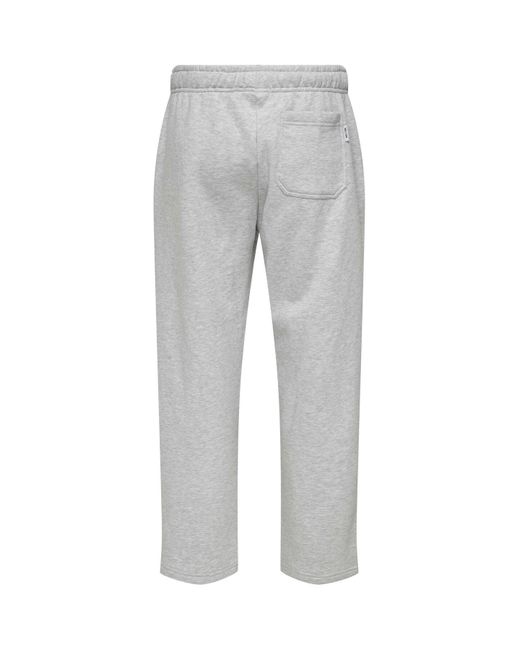 Only & Sons Jogginghose Onsconnor Locker Geschnitten Jogginghose Für Herren in Gray für Herren