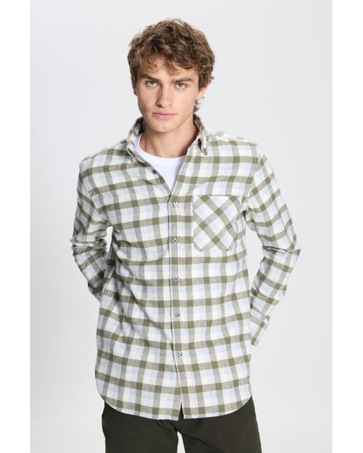 AC&Co / Altınyıldız Classics Holzfällerhemd in Gray für Herren