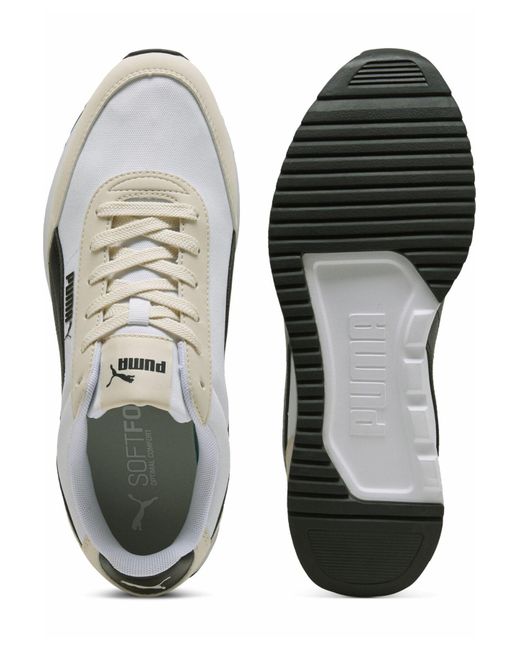 PUMA White R78 Lightwind Sneakers
