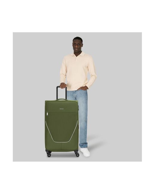 Stratica Taska 4-Rollen Trolley L 76 Cm Mit Dehnfalte Für Herren in Green für Herren
