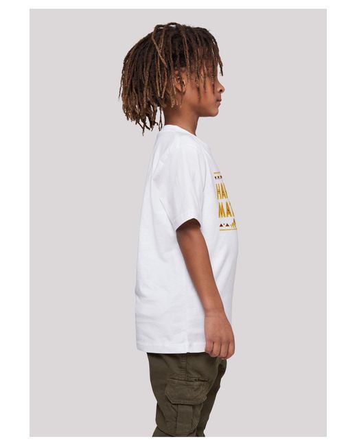 F4NT4STIC Kinder der könig der DE Weiß Lyst matata in hakuna löwen kinder-basic-t-shirt mit 122–128 | 