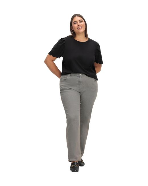 Sheego Black Jeans straight