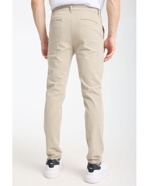 Trendyol Flexible Slim-Fit-Basic-Chino-Gabardine-Hose – Für Herren in Natural für Herren