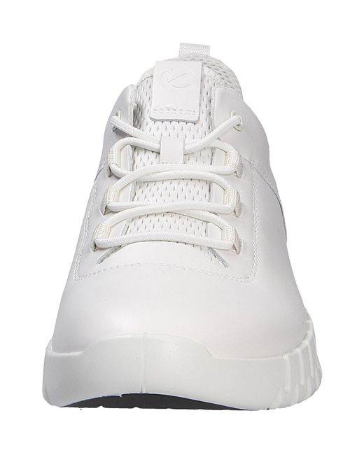 Ecco Sneaker flacher absatz in White für Herren