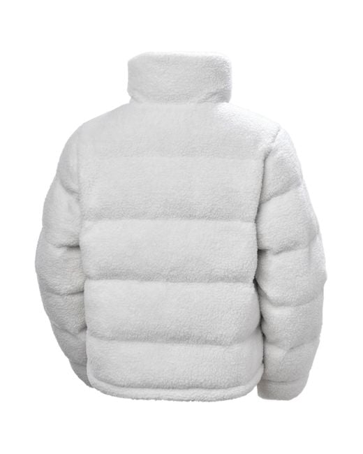 Helly Hansen Gray W Yu Teddy Pile Mantel
