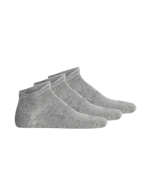 Camel Active Sneakersocken, 3Er Pack Basic Socken, Bio-Baumwolle Für Herren in Gray für Herren